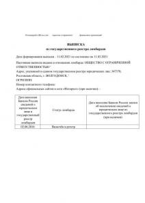 Внесение в Реестр ломбардов