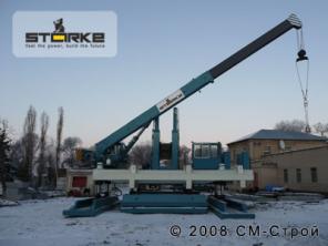 Профессиональная сваевдавливающая машина Starke