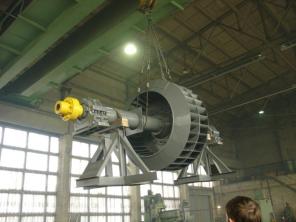 Дымосос Д-20х2, Дымосос Д-18х2 рабочее колесо, ходовая часть, направляющий аппарат