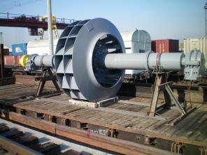 Дымосос ДН-24х2-0,62, Дымосос ДН-22х2, рабочее колесо, ходовая часть, направляющий аппарат