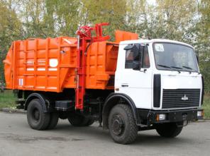 59. МКМ-3403 (3405) на шасси МАЗ — 5337А2 Мусоровоз кузовной