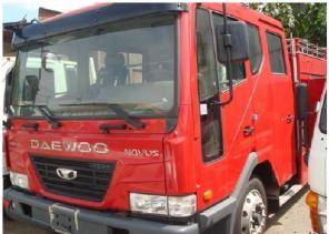 Пожарная машина на базе Daewoo Novus, 2009 год 5t