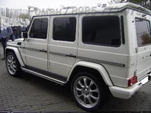 Mercedes Benz AMG G55 (550) Brabus 2008год, 5,5л. Белая кожа.