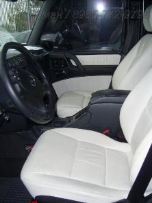 Mercedes Benz AMG G55 (550) Brabus 2008год, 5,5л. Белая кожа.