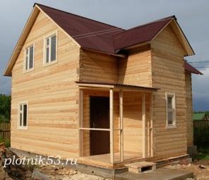 СК Новгородский плотник: строительство бань и домов из бруса