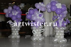 Оформление свадьбы воздушными шарами
