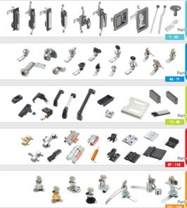 Петли-ручки-замки-тяги MESAN