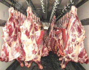 Говядина и свинина в полутушах, субпродукты оптом