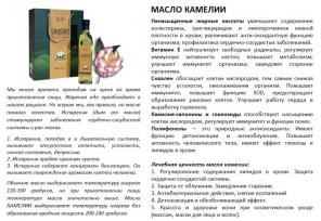 Масло камелии чайной