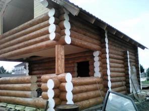 Строительство, изготовка строганных срубов