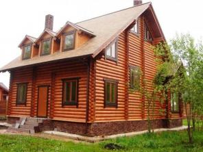 Строительство деревянных домов из оцилиндрованного бревна