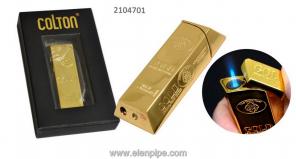 Зажигалка «Золотой слиток» оптом 2104701 металл газ пьезо Gold Bar