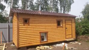 Готовые бани, с доставкой через 10 дней и монтажом под ключ на участке за 1 час