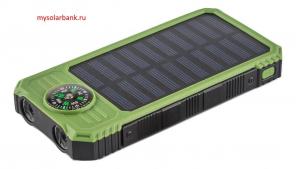 Solar power bank.  