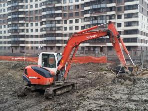 Мини-экскаватор KUBOTA KX080-3, б/у мини-экскаватор KUBOTA KX080-3, экскаватор-мини KUBOTA KX080-3, экскаватор на резиновых гусеницах KUBOTA KX080-3, японский мини-экскаватор KUBOTA KX080-3, мини-экскаватор Кубота, мини-экскаватор 8 тонн