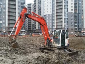 Мини-экскаватор KUBOTA KX080-3, б/у мини-экскаватор KUBOTA KX080-3, экскаватор-мини KUBOTA KX080-3, экскаватор на резиновых гусеницах KUBOTA KX080-3, японский мини-экскаватор KUBOTA KX080-3, мини-экскаватор Кубота, мини-экскаватор 8 тонн